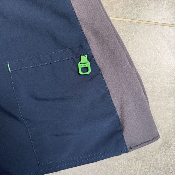 Carhartt Women’s Rugged Flex Scrubs Set Navy Top Small C12510 & Pants C52510 XS - Picture 5 of 13